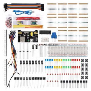 200 Stück Elektronik komponente Grundlegende Starter-Kits Widerstands-Summer-Kondensator-LEDs mit Kunststoff-Aufbewahrung sbox Geek creit für Arduinos - Product Image 1