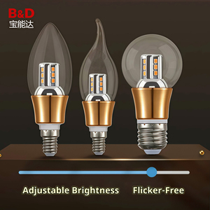 24V dc <span class=keywords><strong>led</strong></span>キャンドル電球Zigbee/Tuya/Dali/0-10V/Triac調光器COBスマート電球24v電球調光ソリューション24V DIY E12/E17/E14/E26/E27