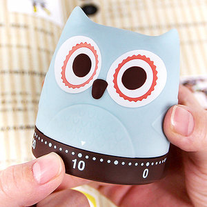 Nettes Tier Mechanischer Timer Nettes Schwein Hund Katze Fuchs Kind Zeit manager Student Lernen Selbstdisziplin Erinnern Sie Timer Küchen timer - Product Image 3