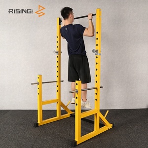 Rising Fitness Half Portable <strong>Squat</strong> Racks Metal Power Rack with Weight Plate Foldable for Home Use <strong>Squat</strong> and Bench Rack - Product Image 3