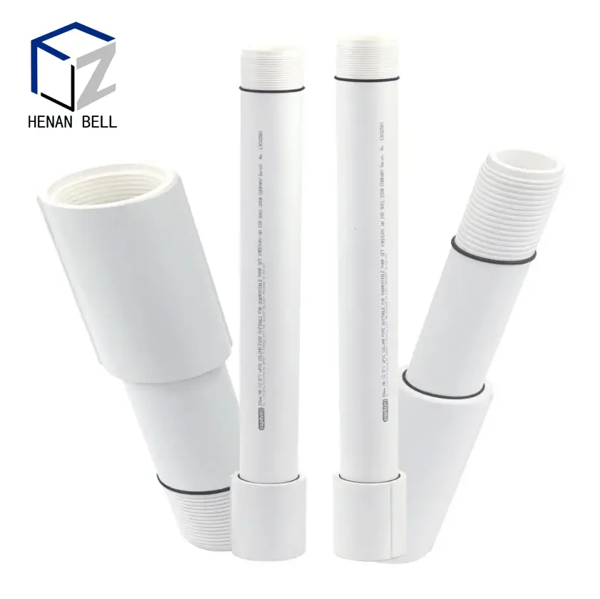 अनुकूलित रंग और आकार प्लास्टिक ट्यूब PVC-U बोरवेल पानी के लिए upvc कॉलम पाइप के लिए अनुकूलित रंग और आकार प्लास्टिक ट्यूब