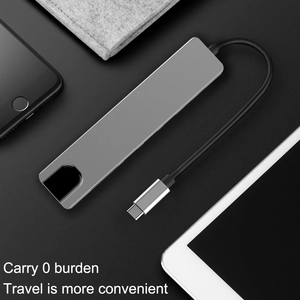 X824多功能8 in1 Usb 3.1 C型集线器多功能适配器，适用于Macbook Pro笔记本电脑扩展坞电脑配件 - Product Image 4