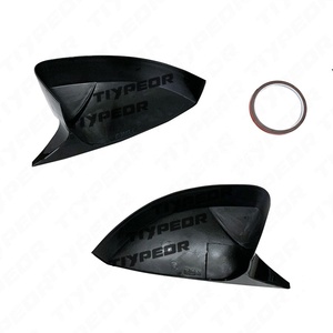 奥迪A3 2014-2020附加光泽黑色侧镜盖的Tiypeor后视镜盖 - Product Image 6