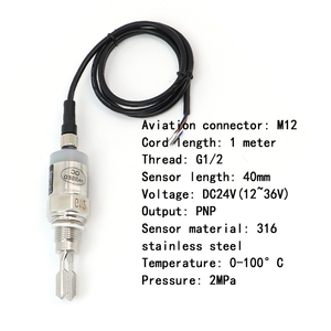 Sensor de nivel de agua vibratorio con interruptor de diapasón compacto para medición de líquidos para instalación en tanques o tuberías - Product Image 2