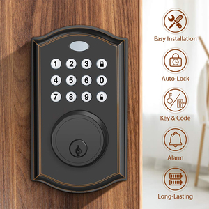 Einfache Installation schlüsselloses Eingangstürschloss mit Tastatur intelligentes Schlussverschluss für Eingangstür mit 2 Tasten automatisches Schlussverschluss - Product Image 4