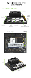 20TOPS 40TOPS Kit de placa de desarrollo AI Dev Kit NVIDIA Jetson Orin Nano 4GB 8GB Dev Developer Kit - Product Image 3
