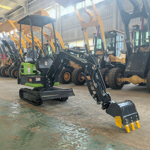 Bir Ton küçük Mini ekskavatör 1.2 Ton toprak-hareketli Mini ağırlık 1 Ton paletli dizel küçük Mini ekskavatör EURO5 karşılamak - Product Image 3