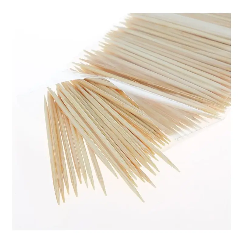 Fábrica chinesa venda 65 mm bambu a granel toothpicks descartáveis