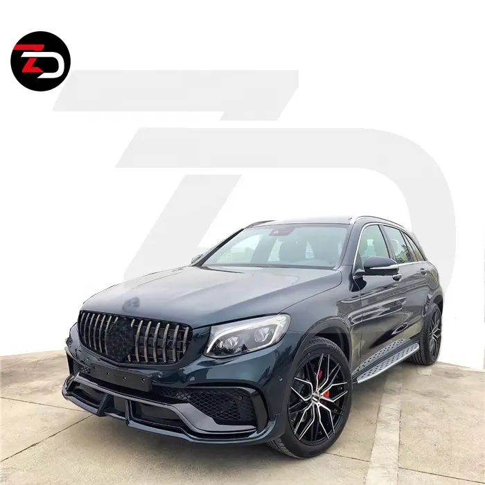 New Arrived Wad Style Body Kit With Front Bumpers Rear Bumper For Mercedes GLC Class X235 GLC 300 260 200