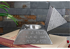 Antik mimari modeli pyramid pe piramit şekil doğal zanaat hediye kutusu kül tepsisi kutusu - Product Image 4