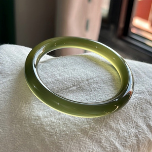 54mm Natural Emerald Gemstone Bangle Hot-sale One Emerald Burmese Jadeite <strong>Jade</strong> Gems Bangle Genuine <strong>Gorgeous</strong> - Product Image 2