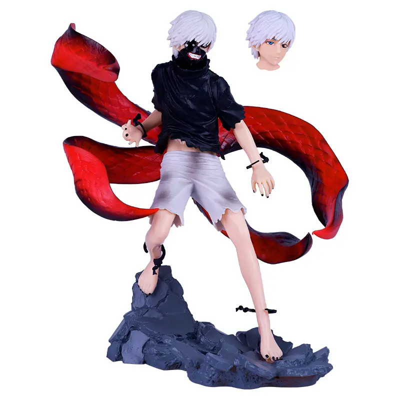 21cm Tokyo Ghoul Anime figura de acción Kaneki Kenes figurita personaje de dibujos animados juguetes de modelos coleccionables