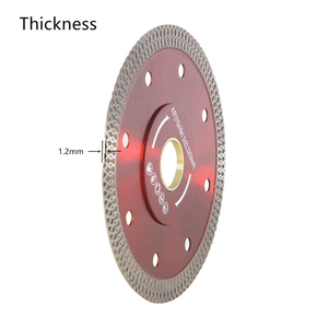 Yüksek kaliteli süper ince elmas Turbo bıçak 105/110/115/125/180/230mm porselen karo seramik elmas disk için kesme diski