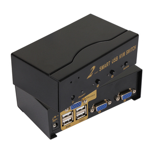 VCOM VGA <strong>KVM</strong> <strong>Switch</strong> Automatic Scan 2 <strong>Input</strong> <strong>1</strong> <strong>Output</strong> 1920X1080@60Hz with USB Data Hub