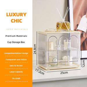 Nhà Máy Ổ Cắm Đa Chức Năng Nhựa Mù Hộp Cup Lưu Trữ Giá Lưu Trữ Đồ Chơi Hộp Lưu Trữ Hiển Thị Đứng Bụi Lưu Trữ Bằng Chứng Thùng - Product Image 1