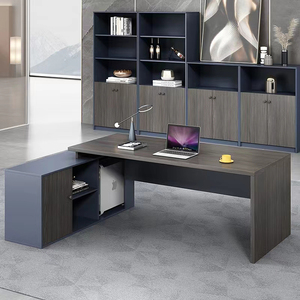 Mesa de oficina de ordenador moderna, mesas de oficina comerciales hechas a medida, escritorio ejecutivo - Product Image 3