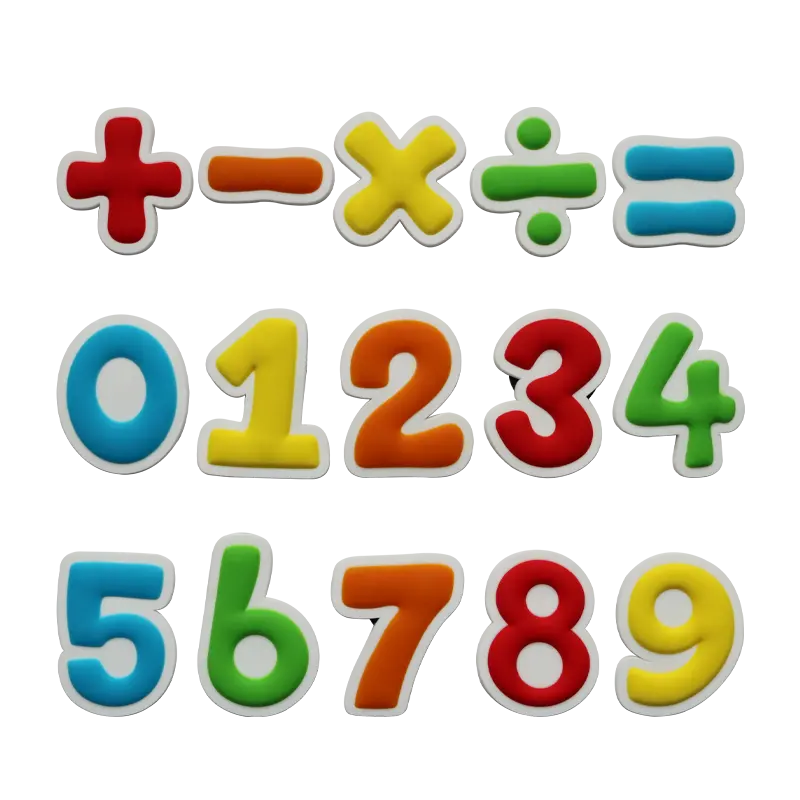 Pvc Magneten Koelkast Nummers Schattige Rubber Magnetische Koelkast Leren Spel Speelgoed Voor Kinderen Peuter Voorschoolse Educatieve (Nummer)
