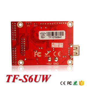TF-S6UW0 led display screen control card porta USB e wifi led scheda controller a colori singola e doppia per interni ed esterni - Product Image 4
