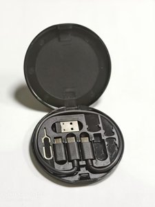 最佳销售数据线转换头便携式储物盒，多类型充电线转换器USB C型适配器工具储物盒 - Product Image 3