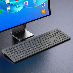 AI Copilot <strong>Key</strong> Teclado 111 <strong>Keys</strong> 2.4G Scissor Silent Mute Ultra-Thin Slim Wireless <strong>Keyboard</strong> and Mouse for PC Computer Laptop - Product Image 6