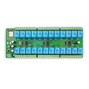 ESP8266 WIFI 24チャンネルリレーモジュールESP-12Fリレー開発ボード電源5V/12V/24V/10Aスマートホームワイヤレス制御用 - Product Image 1