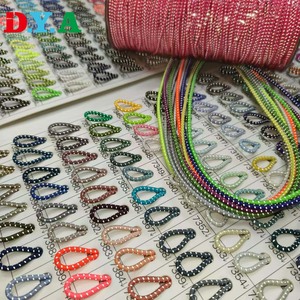 Stock multicolor redondo 2,5mm cordón elástico reflectante cuerda elástica reflectante - Product Image 1