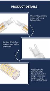 Toptan G4/G9 LED ampuller 3W-7W halojen ile 4000K renk sıcaklığı olmayan yanıp sönen ve karartma - Product Image 5