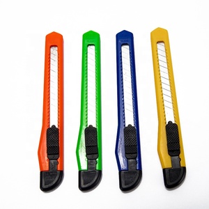 Factory Spot <strong>9mm</strong> Utility Knife Retractable Paper <strong>Cutter</strong> Disassembles Express Packages - Product Image 1