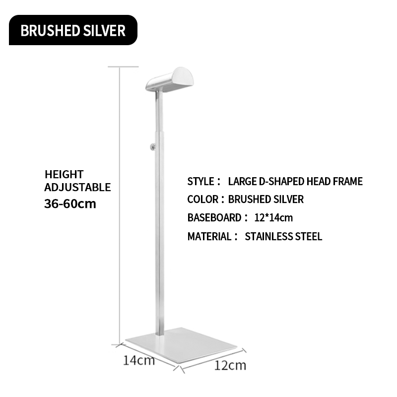 Large A Head - Brushed Silver