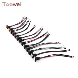 Toowei 12mm Ip67 a prova di acqua bianca a forma di rettangolo interruttore a pulsante con due perni che si aggancano con la luce - Product Image 5