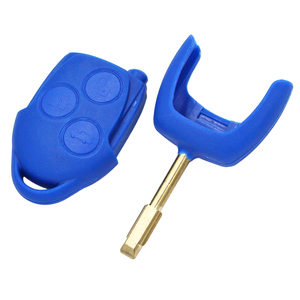 Mavi Ford Transit için araba uzaktan anahtar 3 düğme 434MHZ 4D63 çip FCCID 6C1T 15K601 AG - Product Image 3