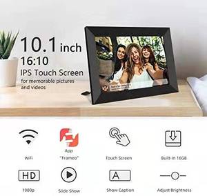 Frameo10.1インチスマートWifiデジタルフォトフレーム1280x800IPSLCDタッチスクリーン内蔵16GBメモリ - Product Image 2
