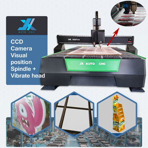 JX AUTO CNC Multi-Tool CNC Router กล้อง CCD พร้อมเครื่องตัดมีดสั่นสั่นพร้อมหัวแกนหมุน - Product Image 6