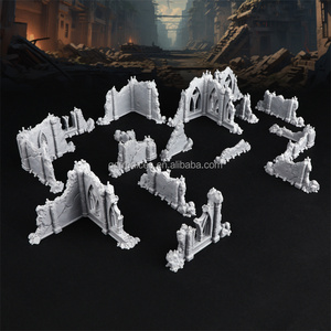 Imparatorluk arazi kalıntıları Set 3D baskılı modüler Wargaming sahne masa oyunları için özelleştirilebilir savaş alanı ve RPG ortamı - Product Image 4
