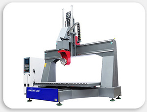 Enrutador Cnc de 5 ejes para aluminio Máquina enrutadora Cnc de cinco ejes Máquina de aluminio Cnc de 5 ejes de aluminio - Product Image 3