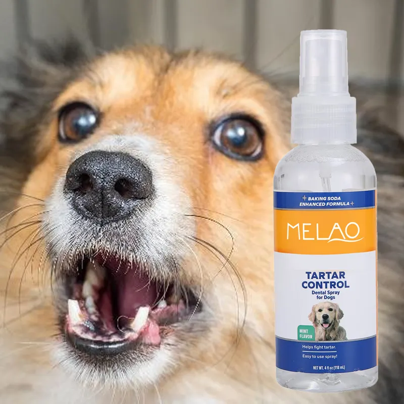 Aerosol para el mal aliento de mascotas, cuidado dental personalizado para perros