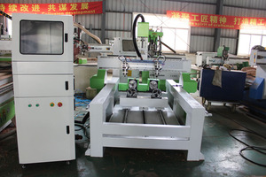 新Stype 1325 4轴3d多头4轴木材Cnc路由器，带旋转车床Cnc路由器 - Product Image 3