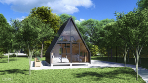 Airbnb Maison prefabriquee Casas prefabricadas modernas ชุดห้องโดยสารกรอบบ้านสามเหลี่ยมสำเร็จรูปบ้านเคลื่อนที่โมดูลาร์ - Product Image 3