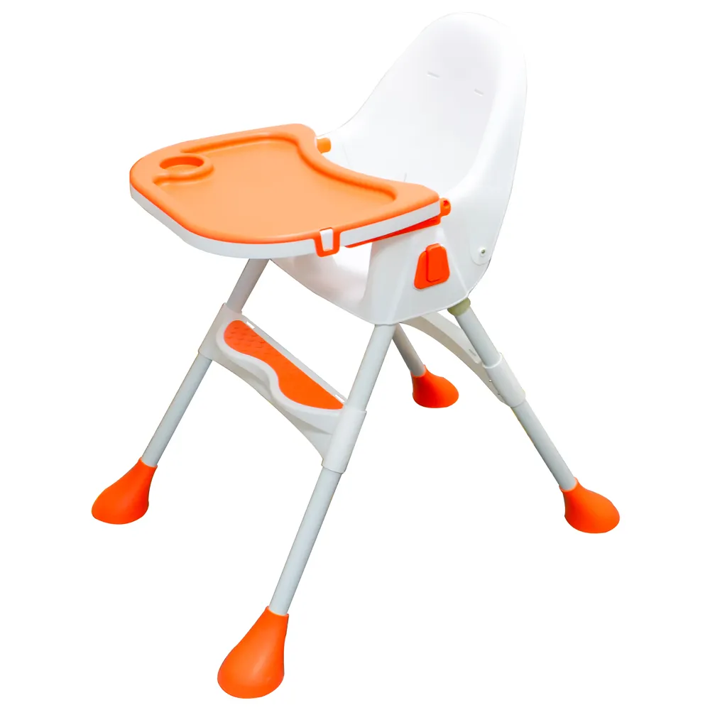 Silla de alimentación plegable OEM para bebés 3 en 1, silla y mesa para bebés, silla alta para niños, comedor ajustable para niños que comen