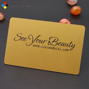 Tessera personalizzata PVC regalo fidelizzazione Vip con codice a barre e codice Qr 13.56Mhz 101 track Card di decrittazione