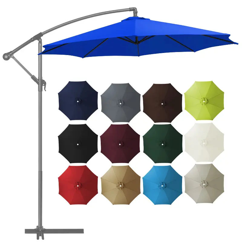 Grande Exposition Extérieure Affichage des Ventes Parapluie Soleil Parapluie Logo Impression Publicité Pliant Empilé Grand Parapluie Extérieur