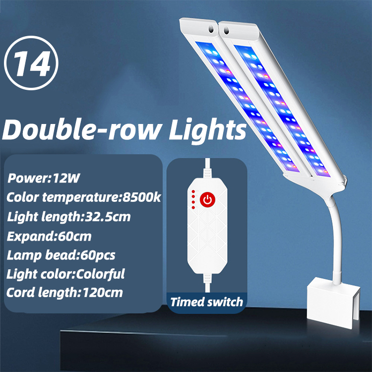 Lumières à double rangée (colorées) -12W