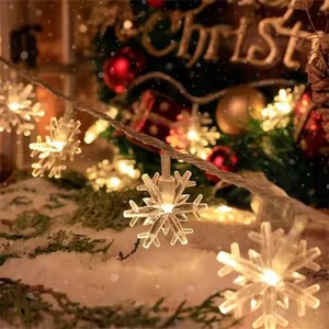 <strong>Snowflake</strong> <strong>LED</strong> Light Christmas Decorations for Home Hanging Garland Christmas Tree Decor Ornament 2023 Gift New Year - Product Image 3