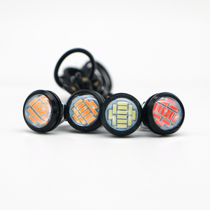 หลอดไฟตัดหมอกรถยนต์,23มม. ไฟ DRL Led ไฟเดย์ไลท์12LED 4014 SMD ไฟเบรกสัญญาณเตือนเวลาจอดรถถอยหลัง - Product Image 1