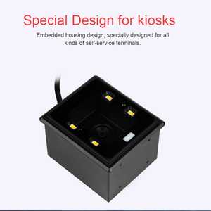 EDOO F45 Wired USB RS232 1D 2D <strong>QR</strong> <strong>Code</strong> Reader <strong>Scan</strong> Fixed Mount 2d Barcode Scanner for Turnstile Kiosk Entrance Ticket Check
