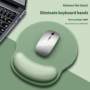 Tappetino per Mouse in Silicone gradiente stile semplice con poggiatesta da polso in stile cartone animato supporto da polso per uso da scrivania - Product Image 2