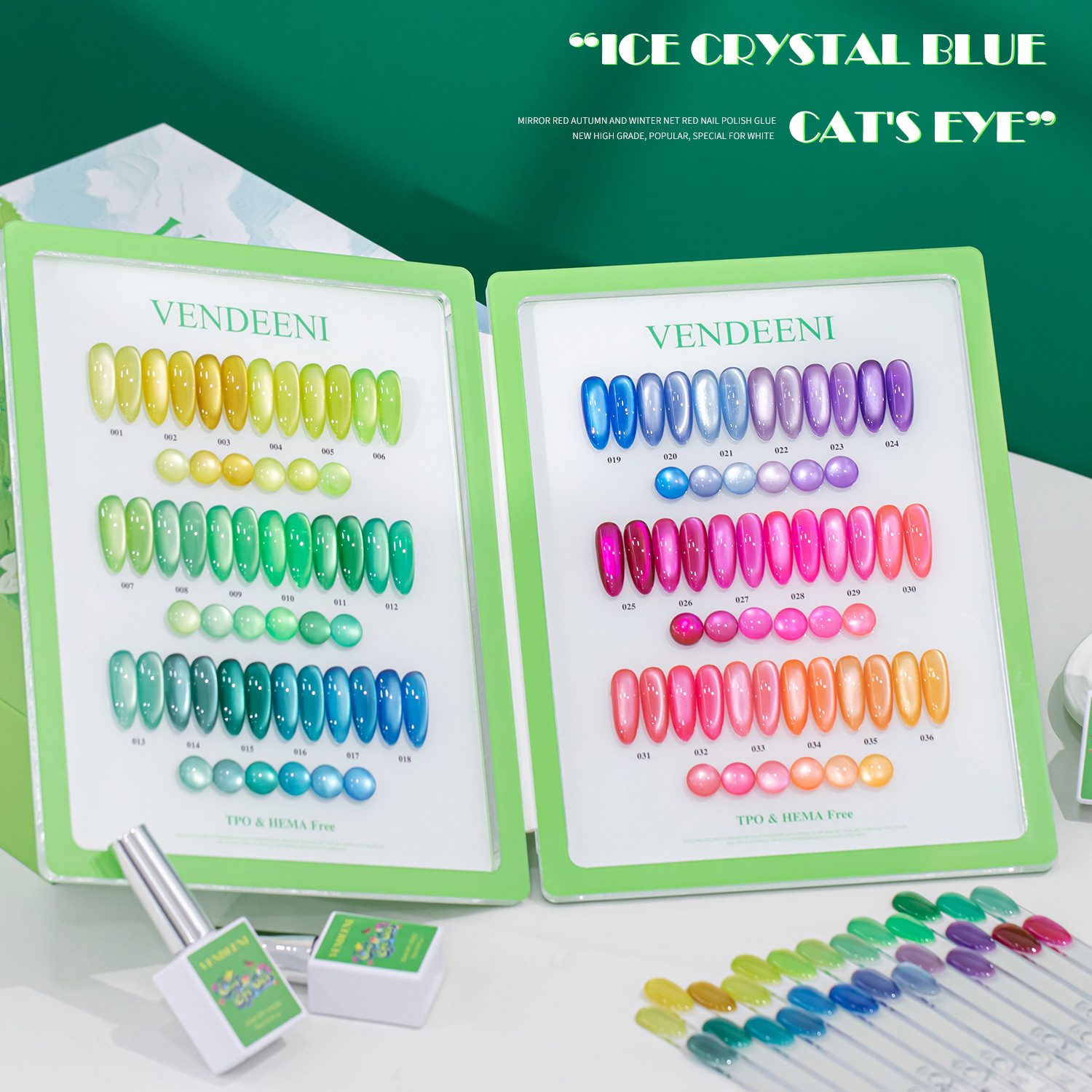 36 color/set 2# cat eye gel