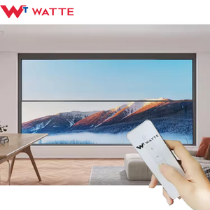 Intelligente Fernbedienung Motorisierte vertikale Schiebe balkon fenster Elektrisches automatisches Aluminiumglas-Hebe fenster