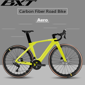 BXT碳公路自行车盘式制动器全隐藏电缆布线Di2完整赛车公路自行车组R7120 24速度