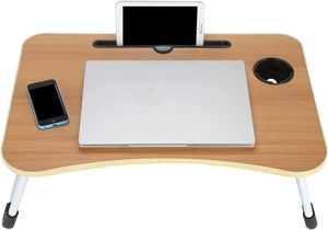 Mesa pequeña para estudiantes perezosos, mesa de estudio, escritorio de regazo, mesa plegable portátil para ordenador portátil, escritorio plegable para ordenador portátil - Product Image 2